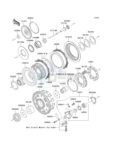 VN 1500 L [VULCAN 1500 NOMAD FI] (L5) [VULCAN 1500 NOMAD FI] drawing CLUTCH