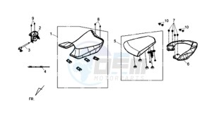 WOLF 125 SBN drawing BUDDYSEAT