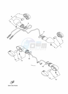 XSR900 MTM850 (BAE1) drawing FLASHER LIGHT