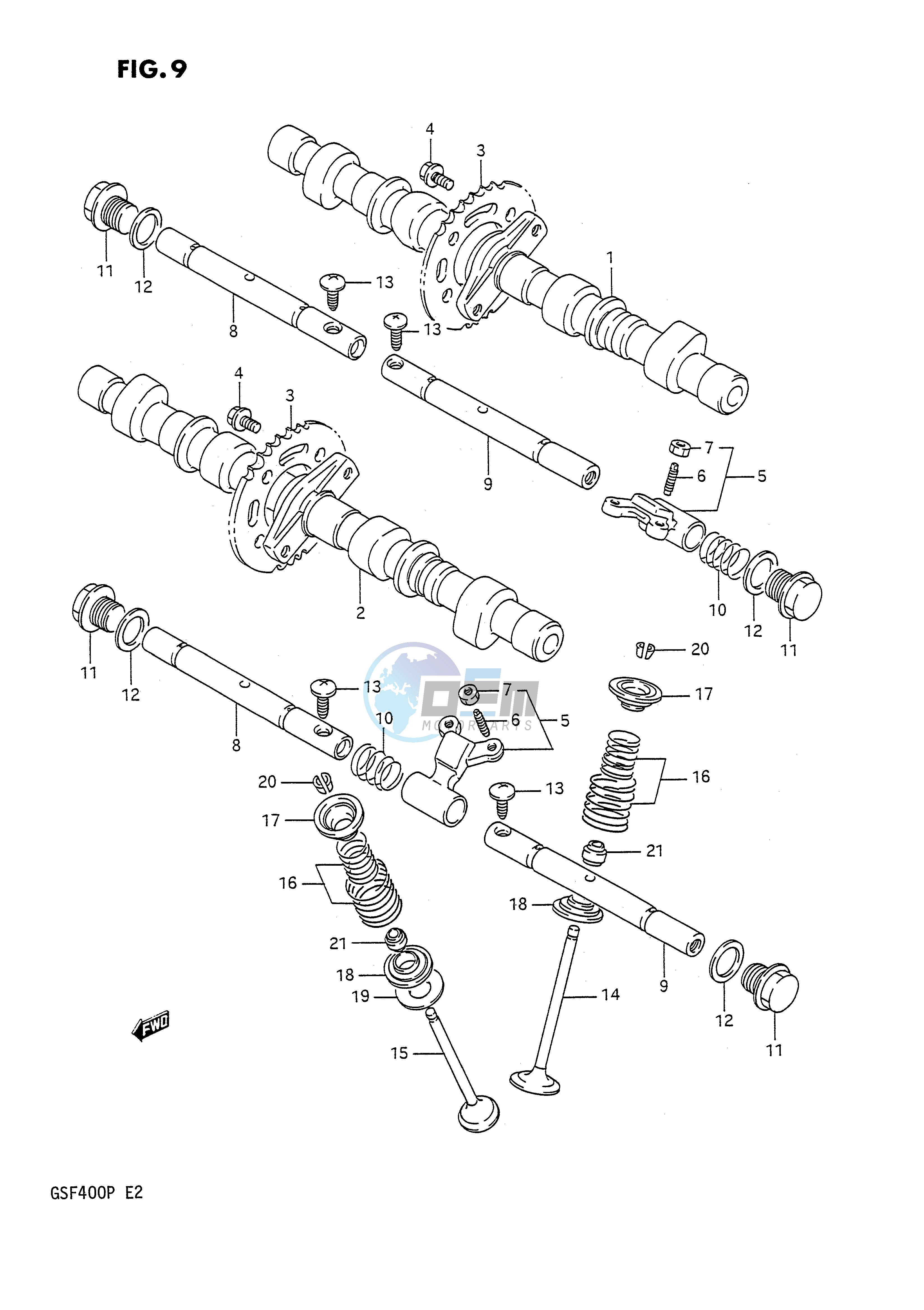 CAM SHAFT-VALVE