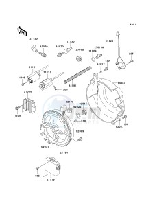 KAF 620 H [MULE 3010 4X4 HARDWOODS GREEN HD] (H6F-H8F) H8F drawing GENERATOR_IGNITION COIL