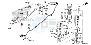 NC750JF Vultus - NC750J Europe Direct - (ED) drawing REAR BRAKE MASTER CYLINDER