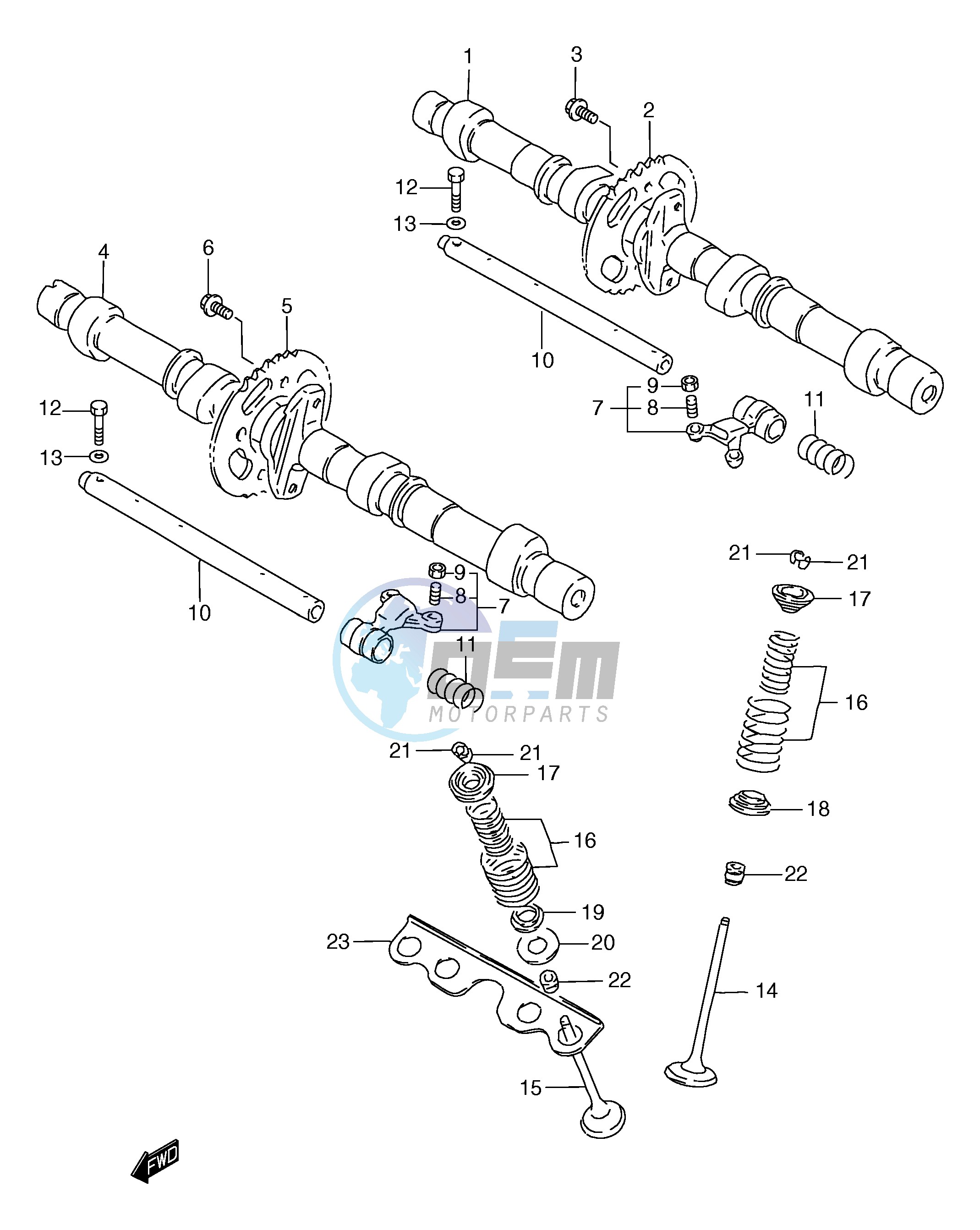 CAM SHAFT   VALVE