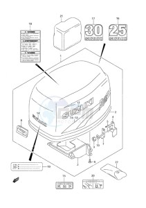 DF 30 drawing Engine Cover