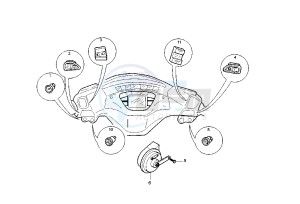 X9 180 Amalfi drawing Handlebar Switch