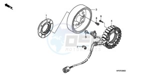 TRX500FEA Australia - (U / EC) drawing GENERATOR