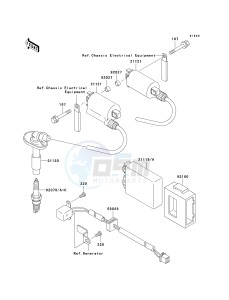 EX 250 F [NINJA 250R] (F15-F19) [NINJA 250R] drawing IGNITION SYSTEM