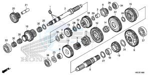 TRX420FA1G TRX420 Europe Direct - (ED) drawing TRANSMISSION (TRX420FA1/FA2)