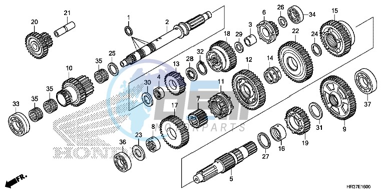 TRANSMISSION (TRX420FA1/FA2)