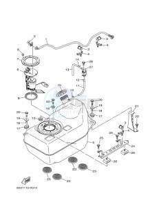 YXM700E YXM70VPAK (B5FH) drawing FUEL TANK