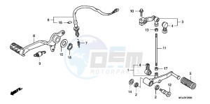 CBF1000FAB drawing PEDAL