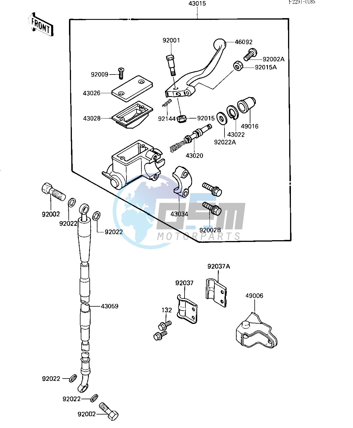 FRONT MASTER CYLINDER