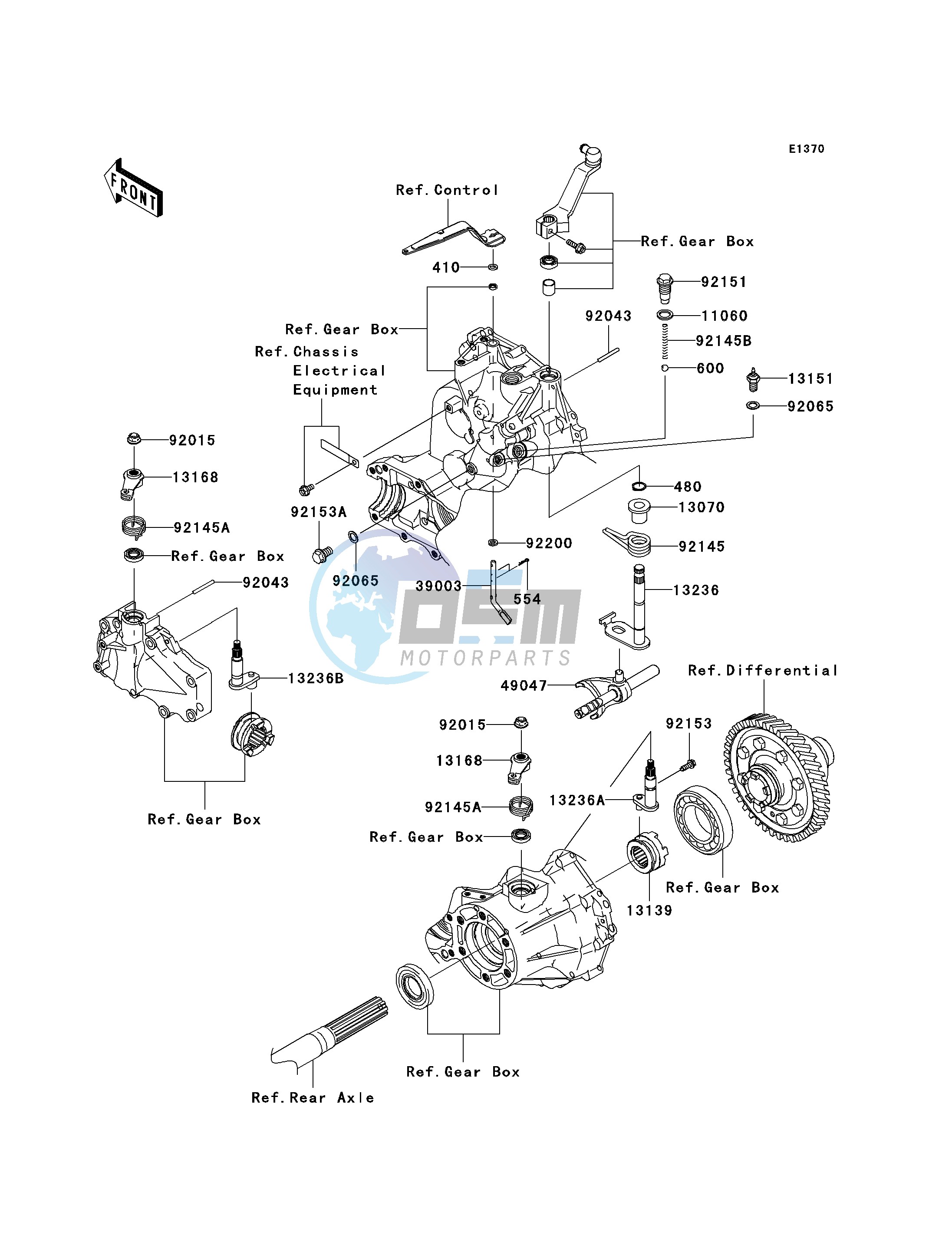 GEAR CHANGE MECHANISM