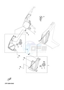 YP125RA (ABS) X-MAX125 ABS X-MAX125 ABS (2ABD) drawing FLASHER LIGHT