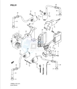 VZ800L1 drawing ELECTRICAL (VZ800UEL1 E19)