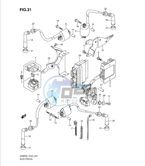 ELECTRICAL (VZ800UEL1 E19)