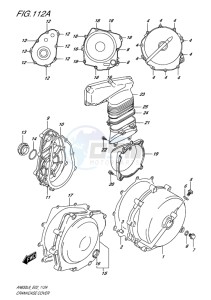 AN650 BURGMAN EU drawing CRANKCASE COVER