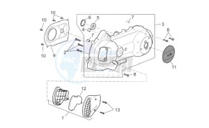 Sport City 125-200 e2 125-200-250 drawing Variator cover