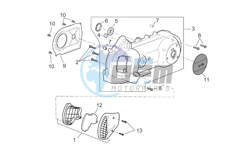 Variator cover