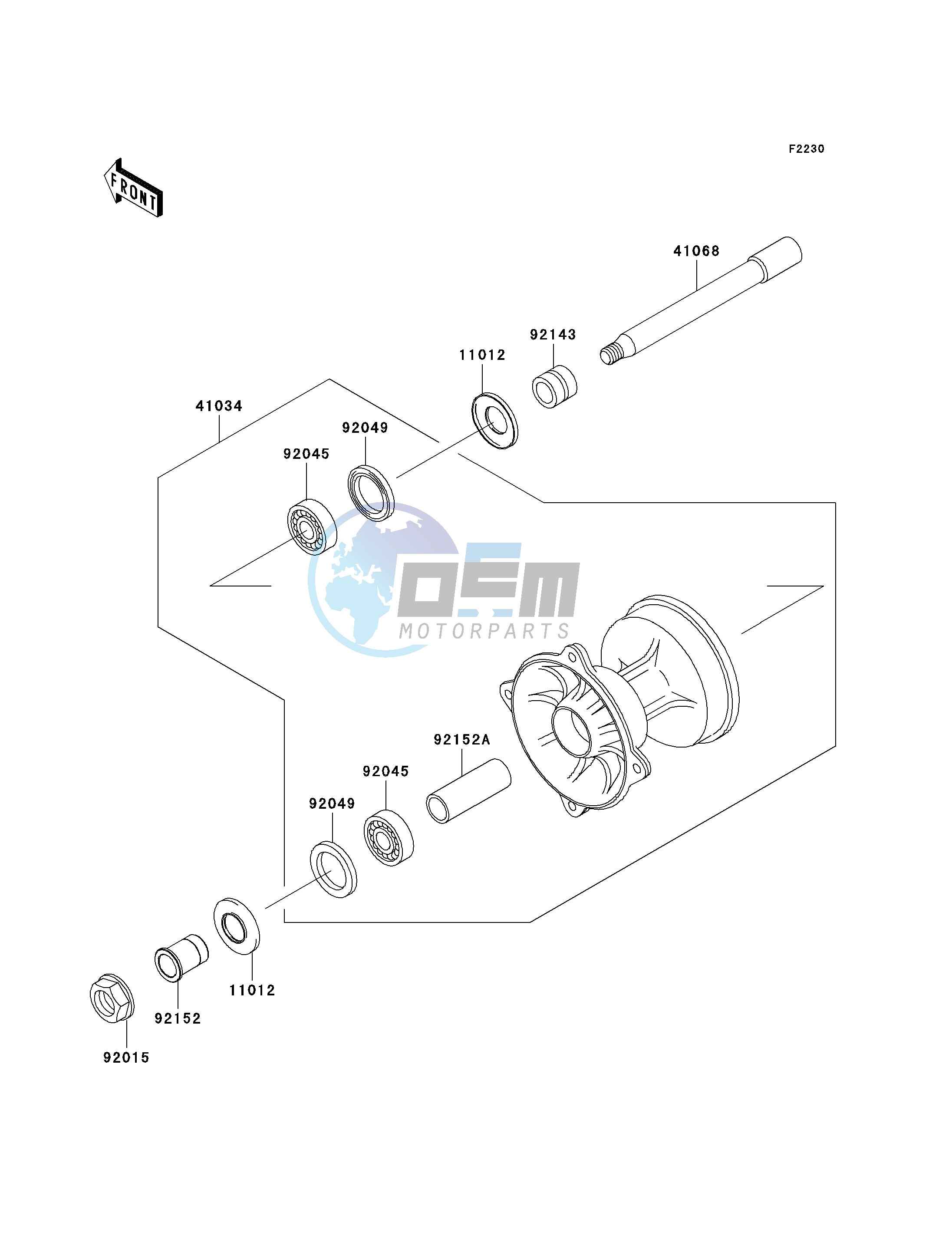 FRONT HUB