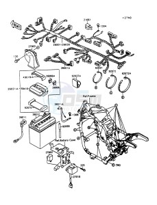 VN 1500 A [VULCAN 88] (A6-A9) [VULCAN 88] drawing CHASSIS ELECTRICAL EQUIPMENT