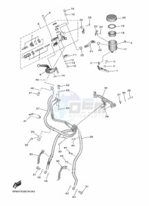 YZF600W YZF-R6 (BN6V) drawing FRONT MASTER CYLINDER