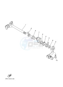 YZ85LW (1SNA 1SNC 1SPA 1SPC) drawing SHIFT SHAFT