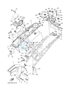 XT1200ZE SUPER TENERE ABS (2KB4) drawing FENDER