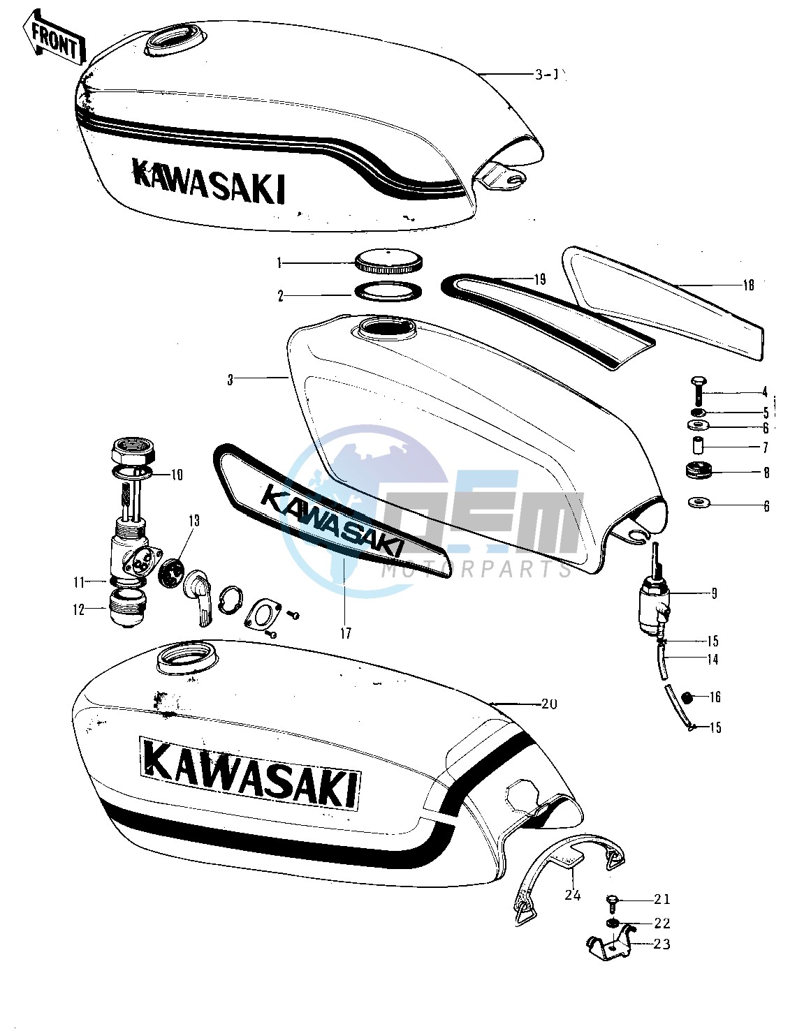 FUEL TANK -- 71-72 F8_F8-A- -