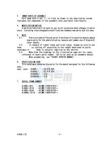 VL800 (E2) VOLUSIA drawing * CATALOG PREFACE *