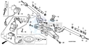 VFR8009 Europe Direct - (ED / MME) drawing HANDLE PIPE/TOP BRIDGE