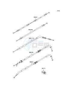 Z750 ZR750LBF FR GB XX (EU ME A(FRICA) drawing Cables