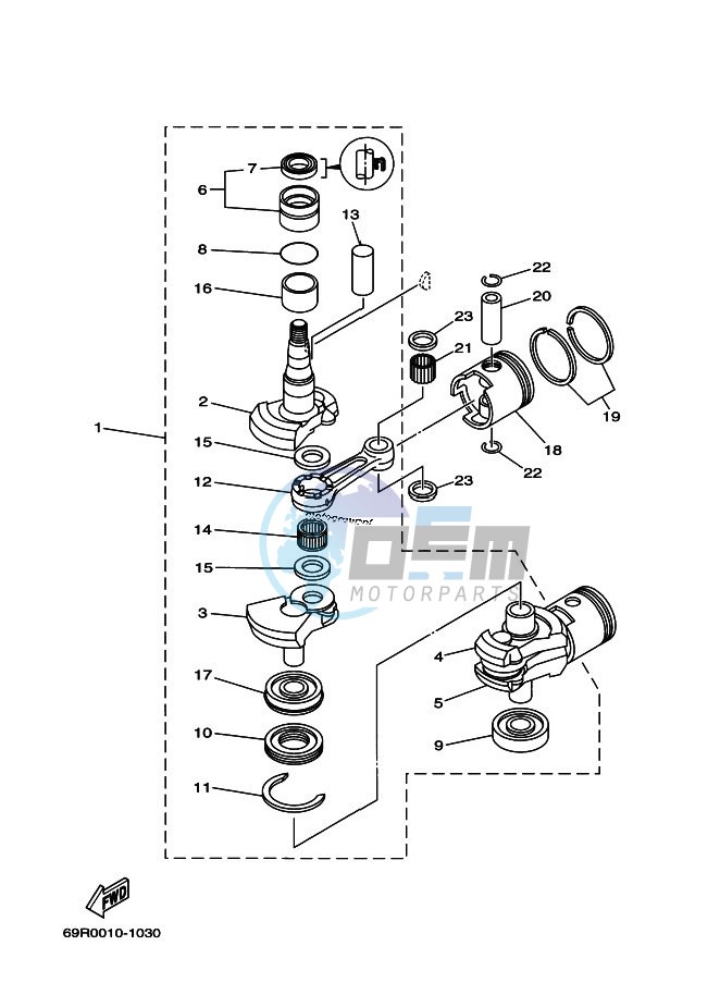 CRANKSHAFT--PISTON