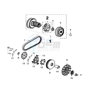 LUDIX 12 RSP2 drawing CLUTCH