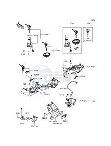 Z250SL ABS BR250FGF XX (EU ME A(FRICA) drawing Ignition Switch