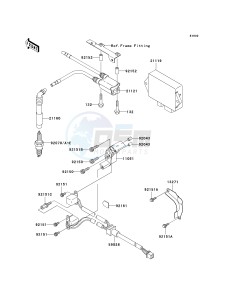 EJ 650 A [W650] (A2-A4 A4 CAN ONLY) W650 drawing IGNITION SYSTEM