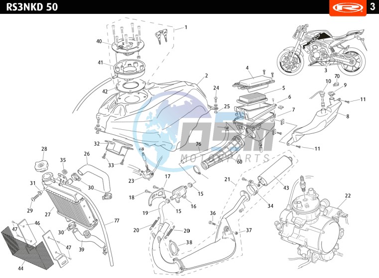 DEPOSIT - EXHAUST - RADIATOR