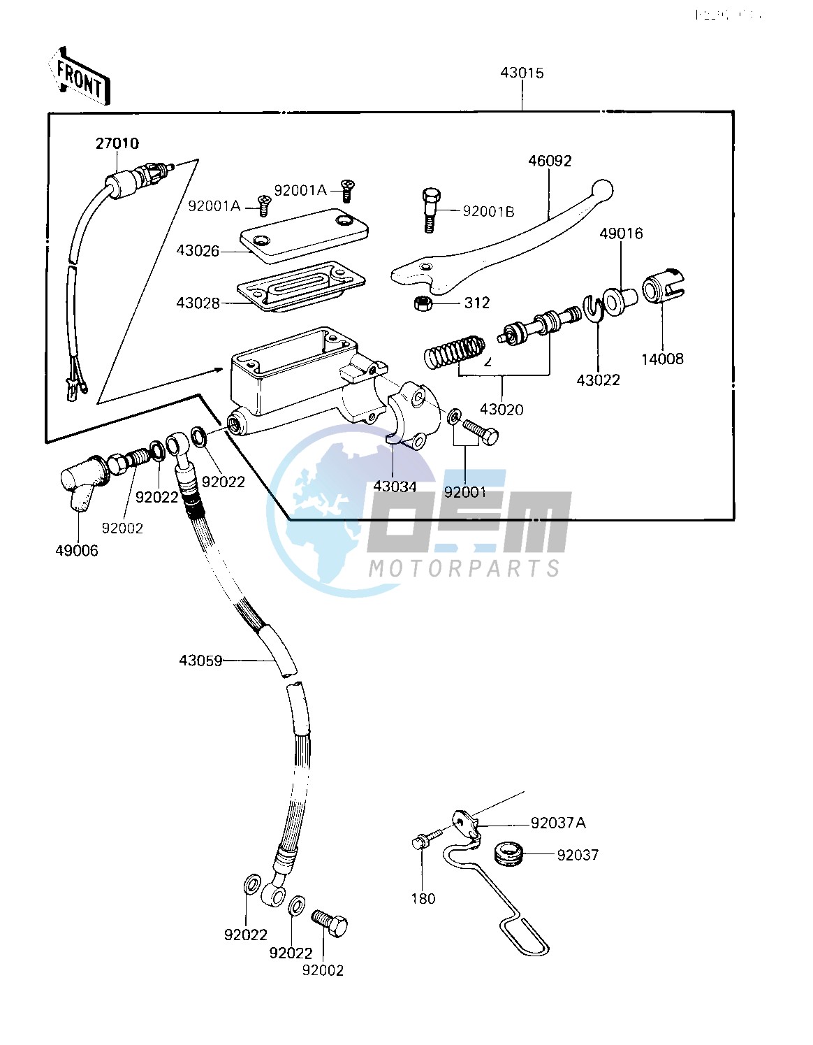 FRONT MASTER CYLINDER