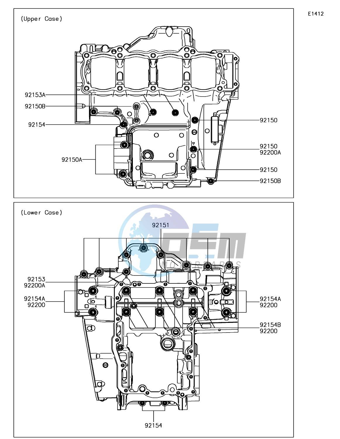 Crankcase Bolt Pattern