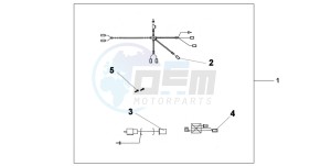 SH300A drawing HEATED GRIP