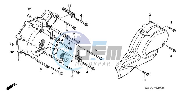 LEFT CRANKCASE COVER