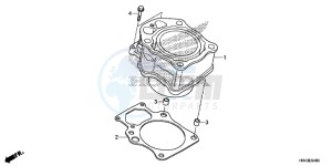 TRX500FM1E TRX500FM1 Europe Direct - (ED) drawing CYLINDER