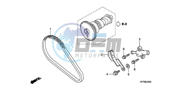 CAM CHAIN/TENSIONER