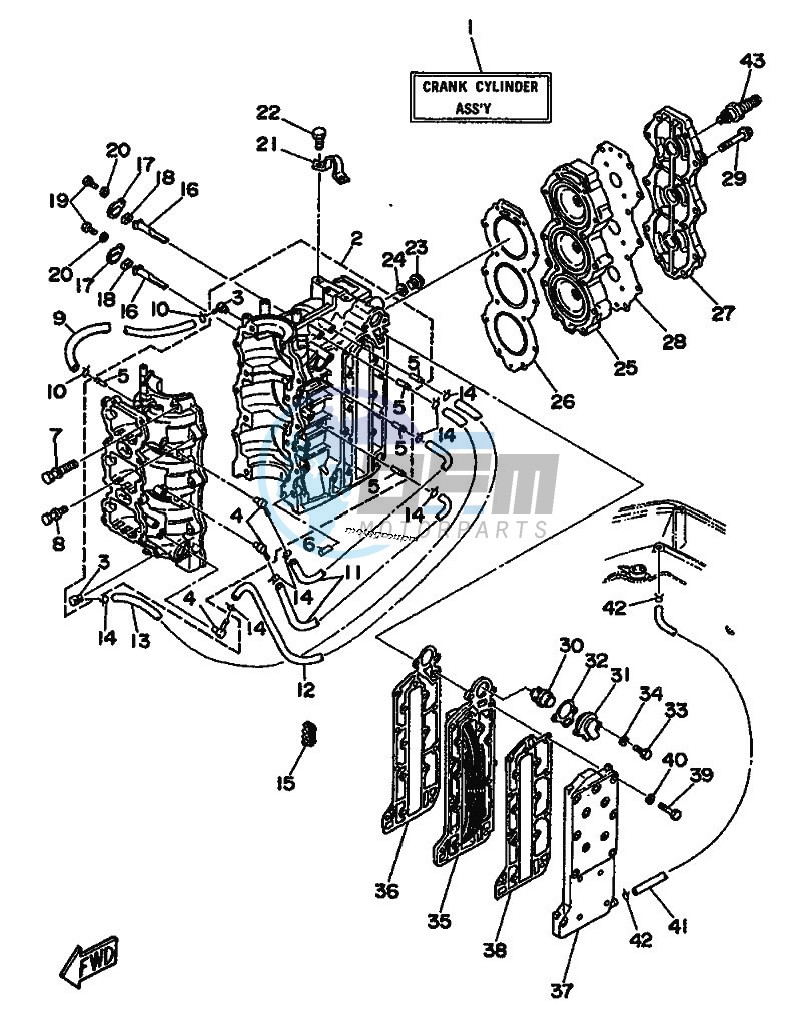 CYLINDER--CRANKCASE