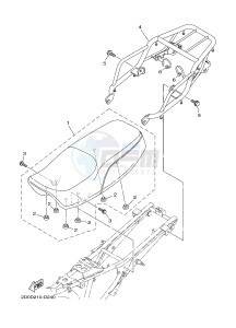 YB125 (2CS8) drawing SEAT