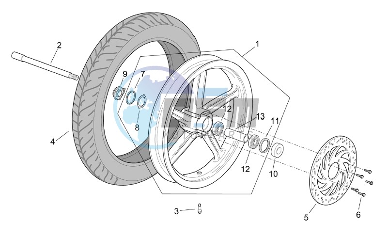 Front wheel