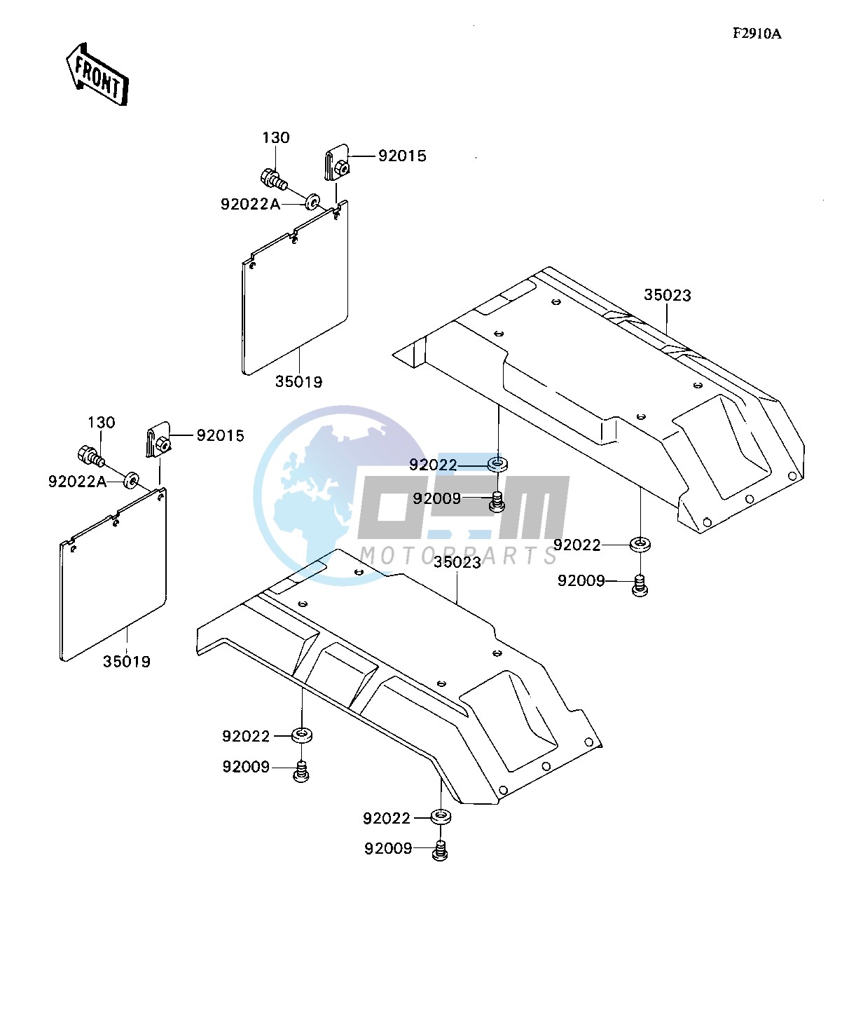 ACCESSORY-- REAR FENDER- -