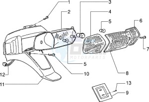 Zip 50 RST drawing Rear tail lamp