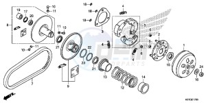 SH125ASG SH125D UK - (E) drawing DRIVEN FACE