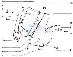 Runner 50 Poggiali drawing Fairings